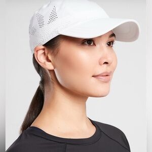 NWT Athleta Bundle of two Ultra Light Run Caps 3.0, ( 1 Black & 1 White)